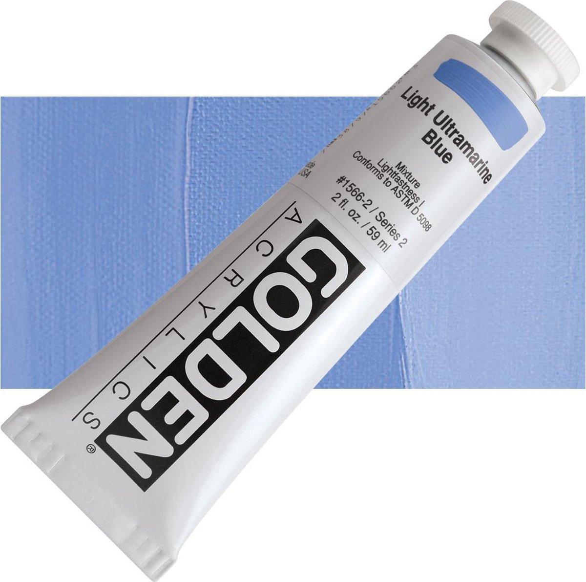 Golden Heavy Body Acrylverf Serie 2 | Light Ultramarine Blue (1566-2) 59 ml